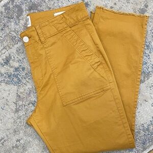 GAP girlfriend khaki - mustard